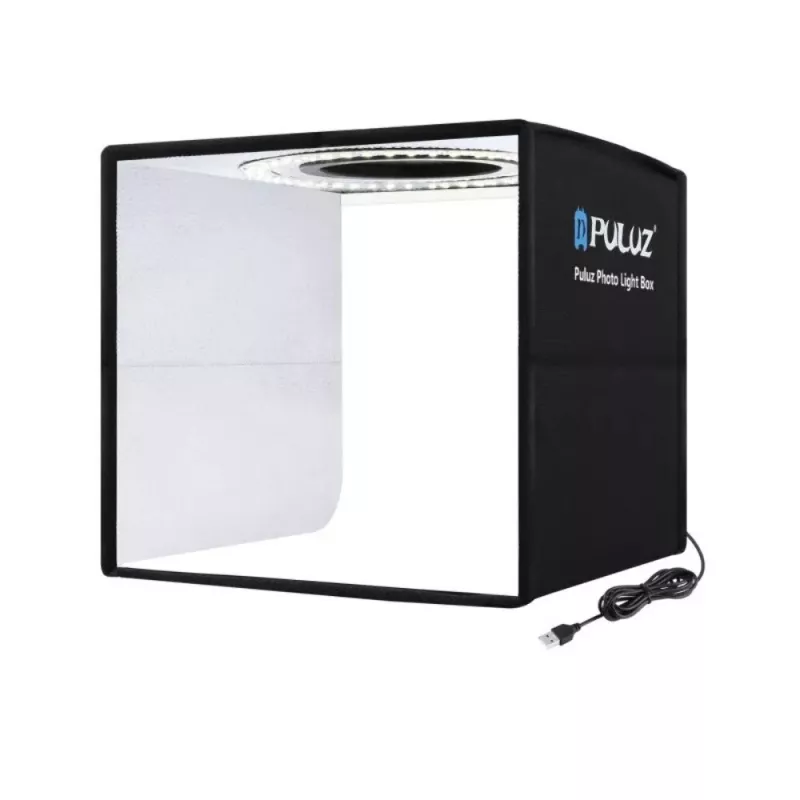 Foto šviesdėžė Puluz PU5041B 6500K USB 11W 400x400x400mm