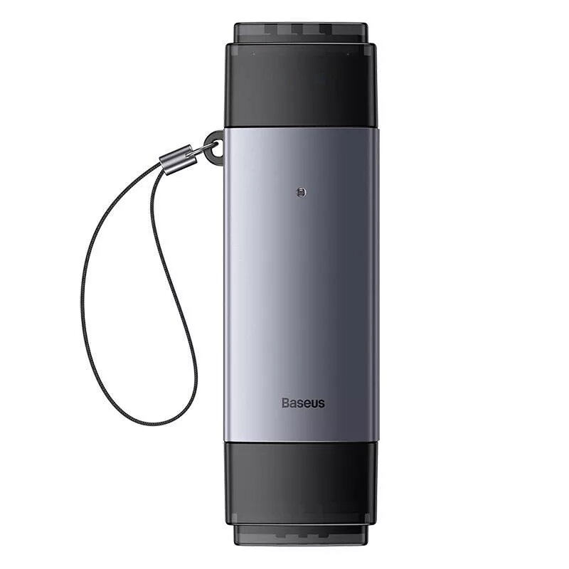 Atminties kortelių skaitytuvas Baseus Memory Card Reader Lite Series WKQX060113 USB ir USB-C palaikymas