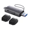Atminties kortelių skaitytuvas Baseus Memory Card Reader Lite Series WKQX060113 USB ir USB-C palaikymas