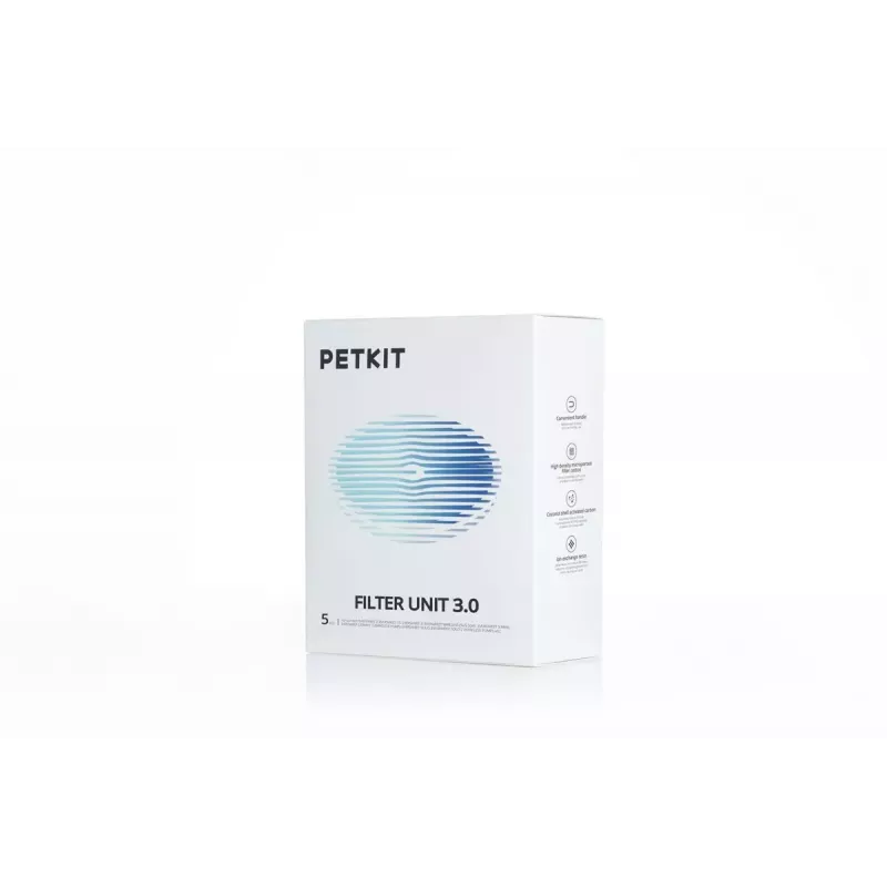 Pakaitinis fontano filtras PETKIT 3.0 — 5 vnt., skirtas 2022 m. modeliui
