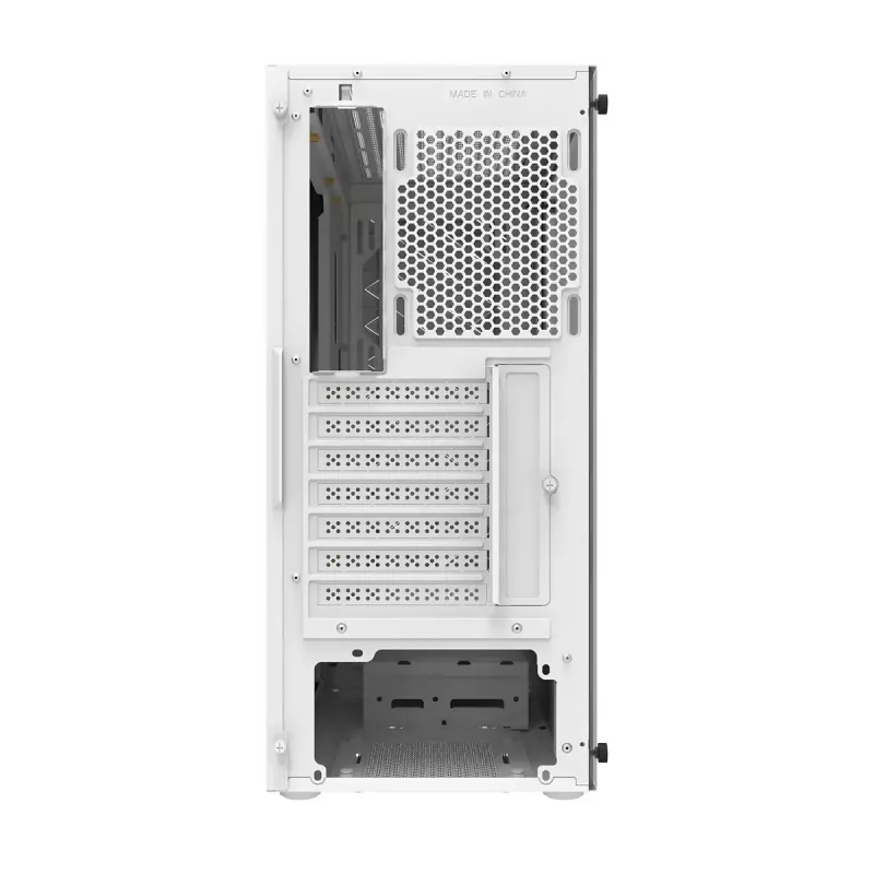 Kompiuterio korpusas Darkflash DK351 WHITE Midi Tower, Micro ATX/ATX/ITX, grūdintas stiklas, baltas, 200×390×450 mm