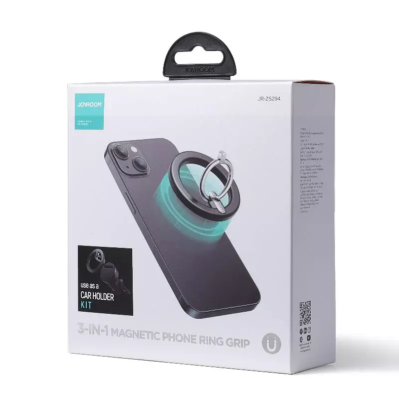 Automobilinis laikiklis Joyroom JR-ZS294 2-in-1 magnetinis su stovu — juodas