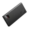 Baseus power bank Adaman Metal, Ličio jonų 10000mAh, 2xUSB, USB-C, Lightning, MicroUSB 22.5W (Juoda)