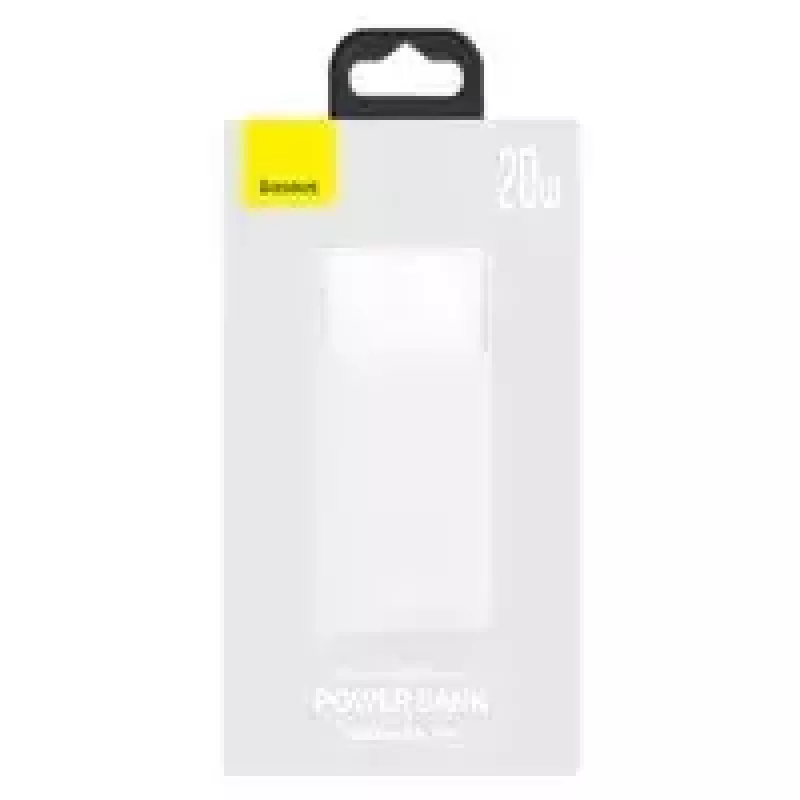 Išorinė baterija Baseus Bipow 10000mAh, 20W (balta)
