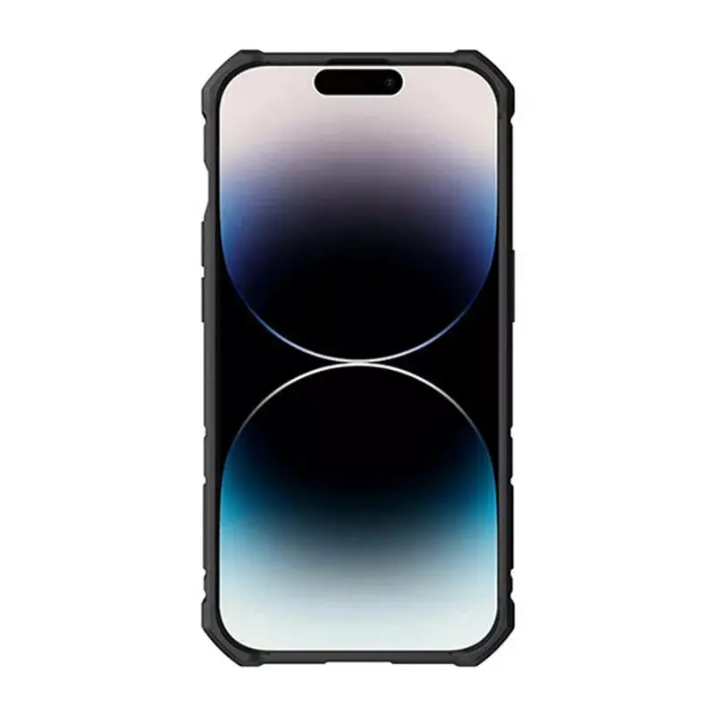 Telefono dėklas Nillkin CamShield Armor Pro, skirtas iPhone 14 Pro Max, juodas, patvarus dizainas