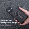 Telefono dėklas Nillkin CamShield Armor Pro, skirtas iPhone 14 Pro Max, juodas, patvarus dizainas
