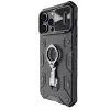 Telefono dėklas Nillkin CamShield Armor Pro, skirtas iPhone 14 Pro Max, juodas, patvarus dizainas
