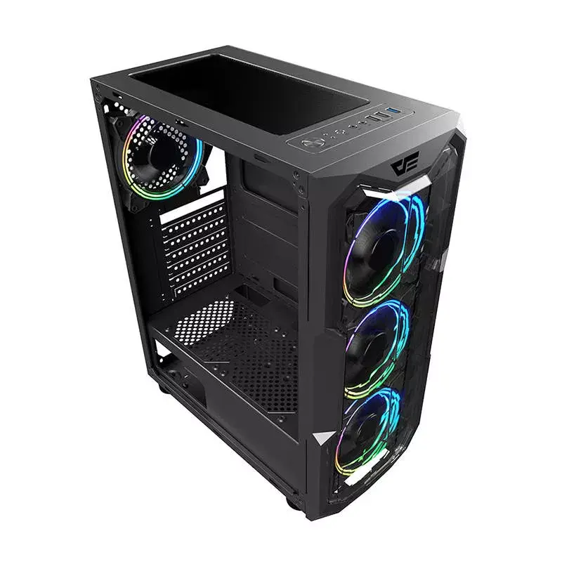 Kompiuterio korpusas Darkflash Aquarius Acrylic ATX juodas