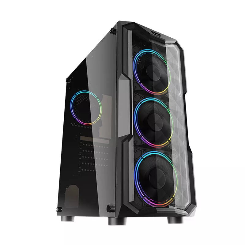 Kompiuterio korpusas Darkflash Aquarius Acrylic ATX juodas