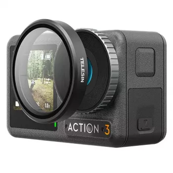 Telesin filtrų rinkinys, skirtas DJI Osmo Action 3/4/5 — CPL, ND8, ND16, ND32 (4 vnt. rinkinys)