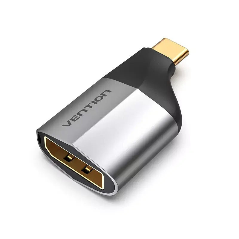Type-C į DP adapteris Vention pilkas metalinis