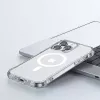 Apsauginis permatomas magnetinis dėklas Joyroom JR-14H5, skirtas iPhone 14, MagSafe su magnetiniu žiedu, skaidrus korpusas