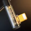USB-A į Lightning kampinis laidas Joyroom S-UL012A6 1,2 m, juodas