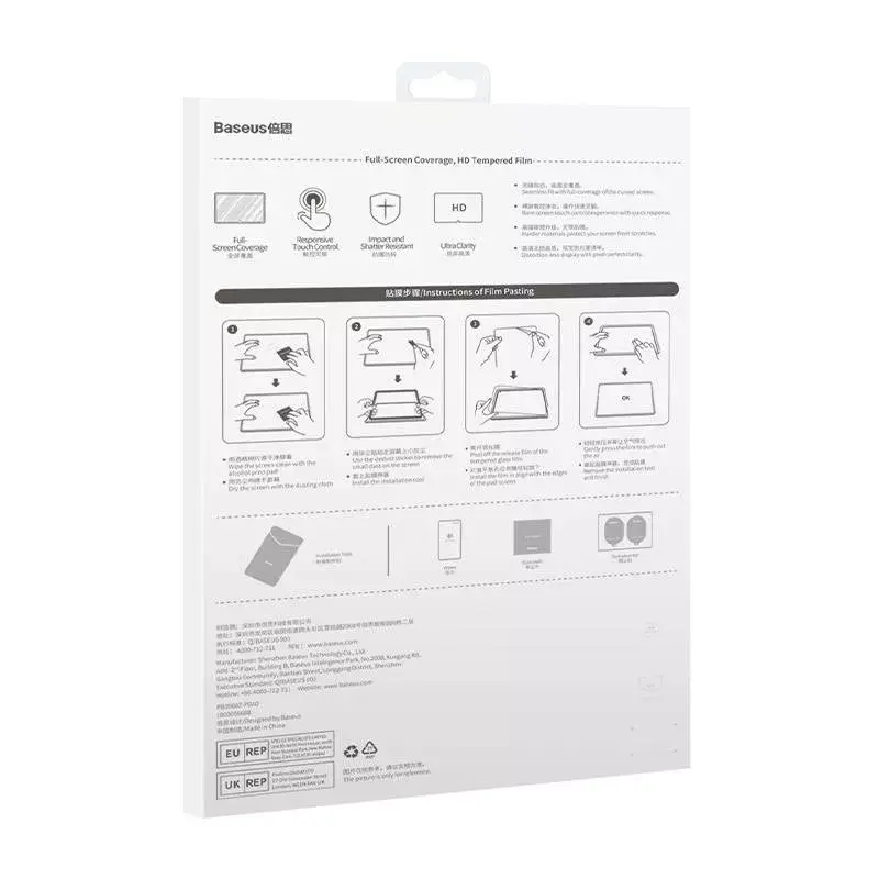 Ekrano apsauga stiklas Baseus Crystal Huawei MatePad Pro 11 — grūdintas 0,3 mm