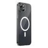 Phone case Baseus Magnetic Crystal Clear, skirtas iPhone 13, permatomas, su grūdinto stiklo ekrano apsauga