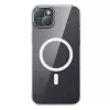 Phone case Baseus Magnetic Crystal Clear, skirtas iPhone 13, permatomas, su grūdinto stiklo ekrano apsauga