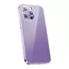Skaidrus apsauginis dėklas Baseus iPhone 14 Pro Max su grūdinto stiklo nugarėle