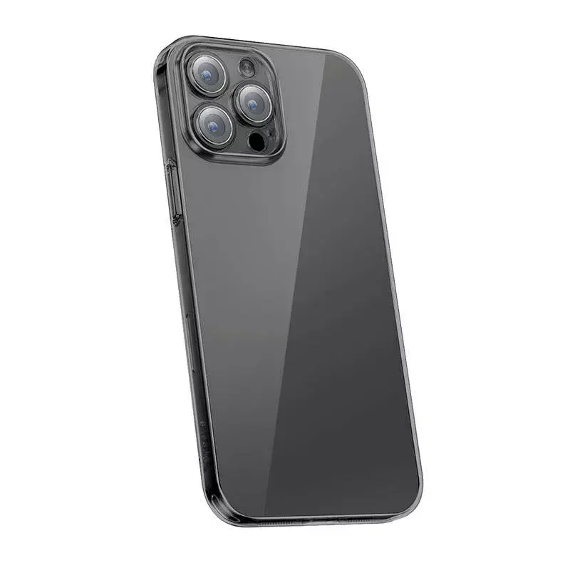 Telefono dėklas Baseus Transparent Case, skirtas iPhone 12 Pro Max, su grūdintu stiklu P60112200201-02