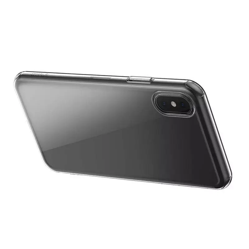 Permatomas plonas lengvas dėklas Baseus, skirtas iPhone XS Max – skaidrus apsauginis telefono dėklas