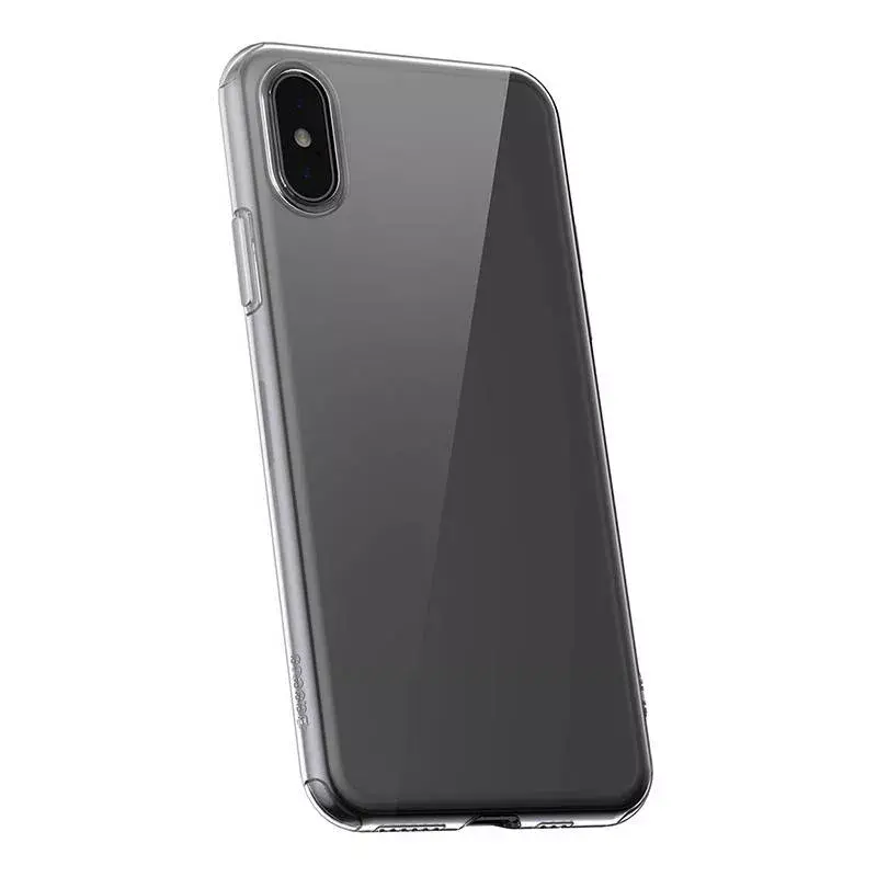 Permatomas plonas lengvas dėklas Baseus, skirtas iPhone XS Max – skaidrus apsauginis telefono dėklas