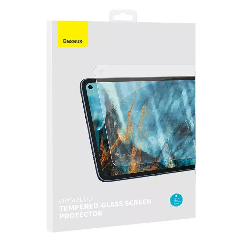 Grūdintas stiklo ekrano apsauga Baseus Crystal, skirta Huawei MatePad Pro 11, 0,3 mm storio