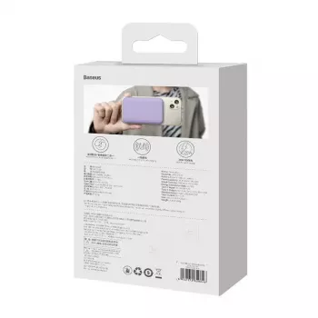 Powerbank Baseus Magnetic Mini 10000mAh, USB-C 20W MagSafe (purpurinė)