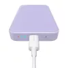 Powerbank Baseus Magnetic Mini 10000mAh, USB-C 20W MagSafe (purpurinė)