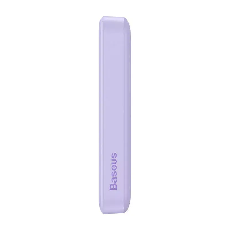 Powerbank Baseus Magnetic Mini 10000mAh, USB-C 20W MagSafe (purpurinė)