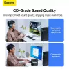 Baseus BA07 Mini Bluetooth adapteris kompiuteriui, USB 5.3 belaidis Bluetooth raktas - juodas