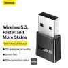 Baseus BA07 Mini Bluetooth adapteris kompiuteriui, USB 5.3 belaidis Bluetooth raktas - juodas