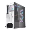 Darkflash DK352 Plus kompiuterio korpusas ATX juodas ir baltas