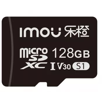 „MicroSD“ atminties kortelė IMOU ST2-128-S1 — 128 GB, Class 10, U3, V30, NAND, juoda