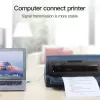 Vention USB2.0 A tipo kištukas į B tipo kištuką spausdinimo laidas 1 m juodas USB 2.0 0,48 Gbit/s