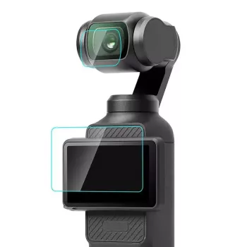 Grūdinto stiklo objektyvo ir ekrano apsauga Puluz, skirta DJI OSMO Pocket 3 PU950T