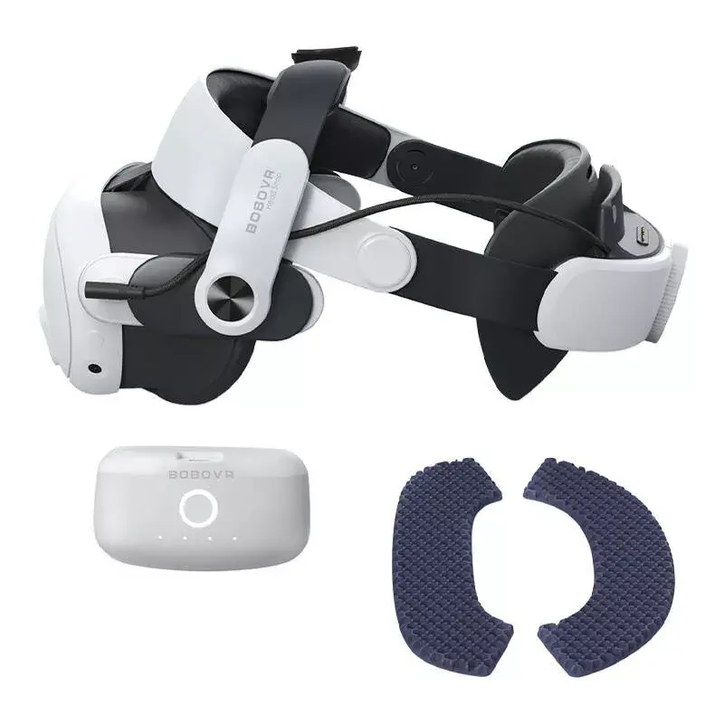 Galvos dirželis su baterijų bloku BOBOVR M3 Pro, skirtas Oculus Quest 3