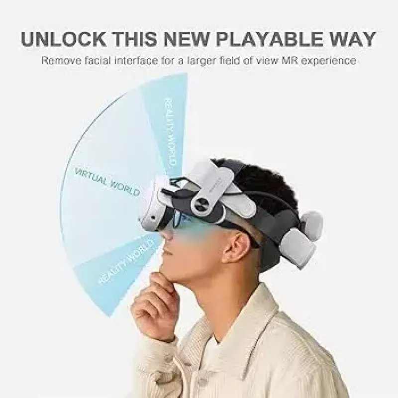 Galvos dirželis su baterijų bloku BOBOVR M3 Pro, skirtas Oculus Quest 3