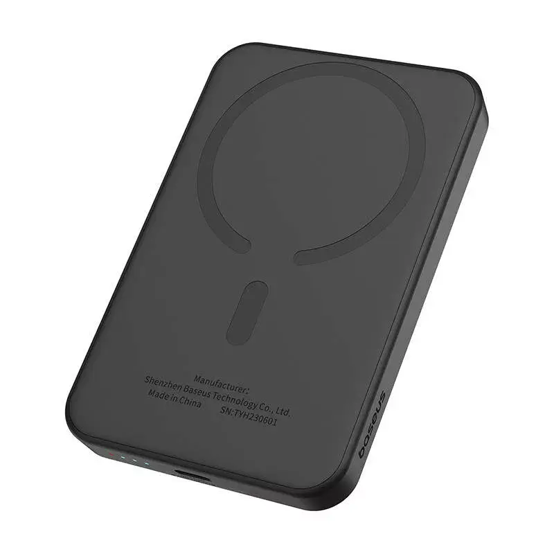 Magnetinė mini išorinė baterija Baseus 5000mAh 20W (juoda)