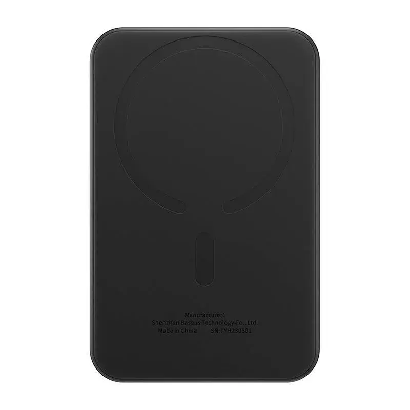 Magnetinė mini išorinė baterija Baseus 5000mAh 20W (juoda)