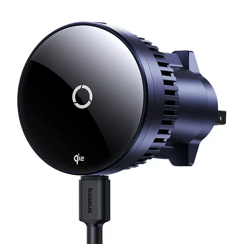 Automobilinis laikiklis Baseus MagPro C40164100121-01 15W Qi2.0 juodas – magnetinis belaidis įkroviklis Qi2.0 suderinamiems telefonams