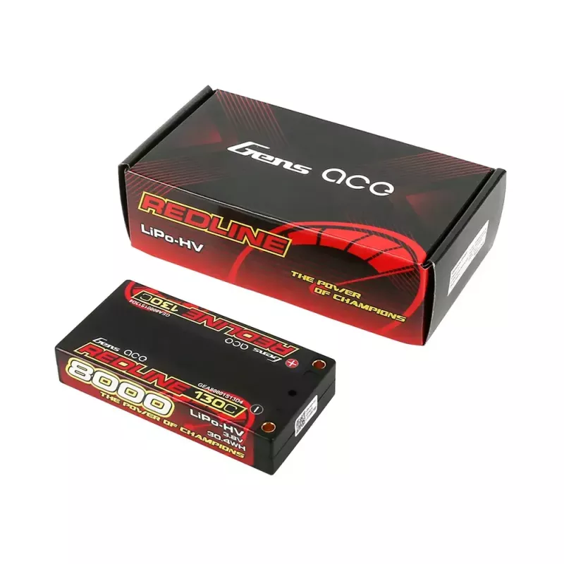 Baterija Gens ace GEA80001S13D4 Juoda High-Performance, skirta RC modeliams