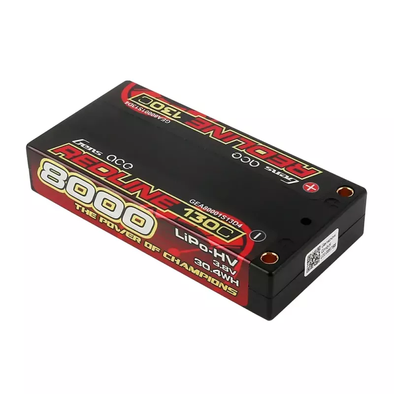Baterija Gens ace GEA80001S13D4 Juoda High-Performance, skirta RC modeliams
