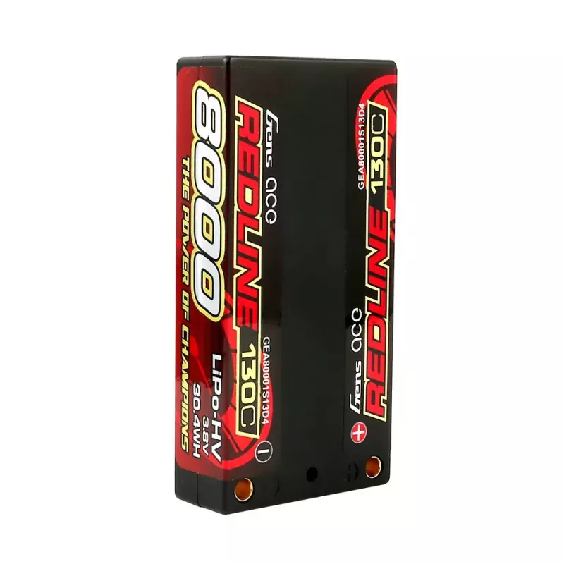 Baterija Gens ace GEA80001S13D4 Juoda High-Performance, skirta RC modeliams
