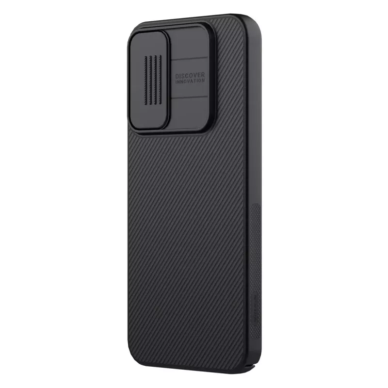 Apsauginis kietas dėklas Nillkin CamShield, skirtas Samsung Galaxy A15 5G – juodas