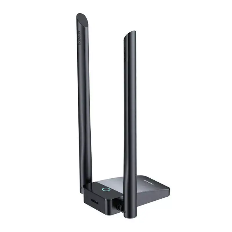 „WiFi“ adapteris „Baseus FastJoy 1800Mbps“ juodas – dviejų dažnių juostų USB tinklo adapteris