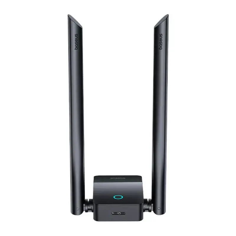 „WiFi“ adapteris „Baseus FastJoy 1800Mbps“ juodas – dviejų dažnių juostų USB tinklo adapteris