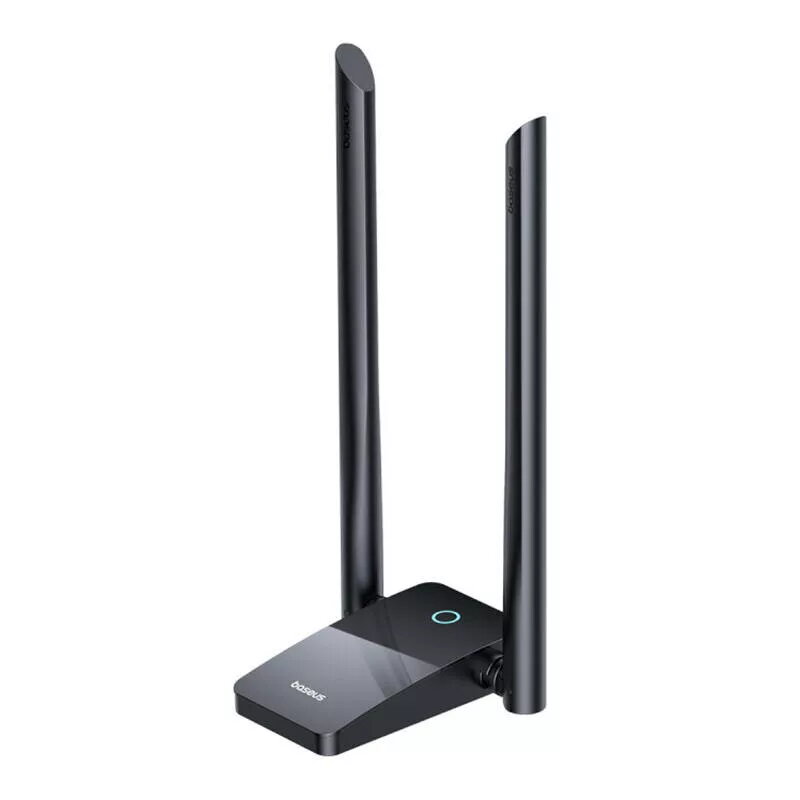 „WiFi“ adapteris „Baseus FastJoy 1800Mbps“ juodas – dviejų dažnių juostų USB tinklo adapteris