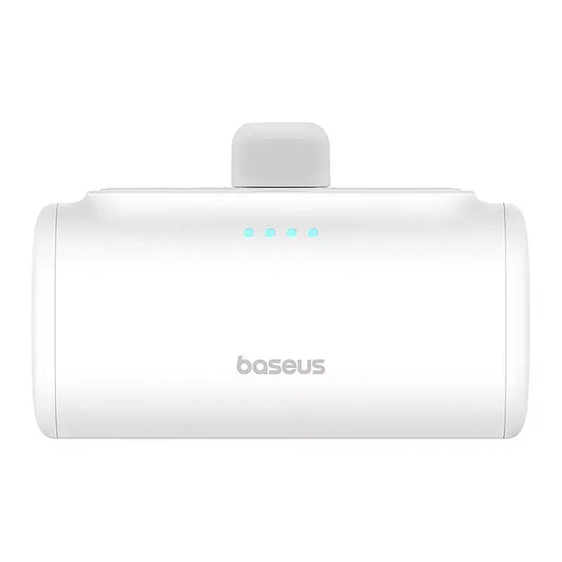 Išorinė baterija OS-Baseus Compact IP 5000 mAh 20 W (balta)