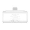 Išorinė baterija OS-Baseus Compact IP 5000 mAh 20 W (balta)