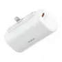 Išorinė baterija OS-Baseus Compact IP 5000 mAh 20 W (balta)
