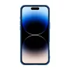 Apsauginis telefono dėklas Nillkin CamShield Pro skirtas iPhone 16 Plus, mėlynas, slankiojantis kameros dangtelis